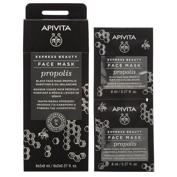 Apivita Expbeauty Masc Purific Propol 8mlx2,
