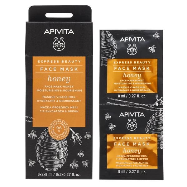 Apivita Expbeauty Masc Hidr Nutri Mel 8mlx2,