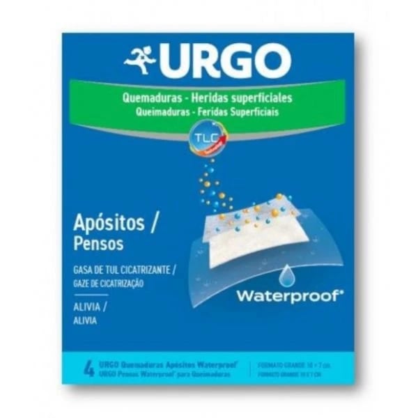 Urgo Queimaduras Penso Waterproff X4,