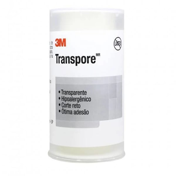 Transpore Adesivo Plastic 25mm X 5m adesivo