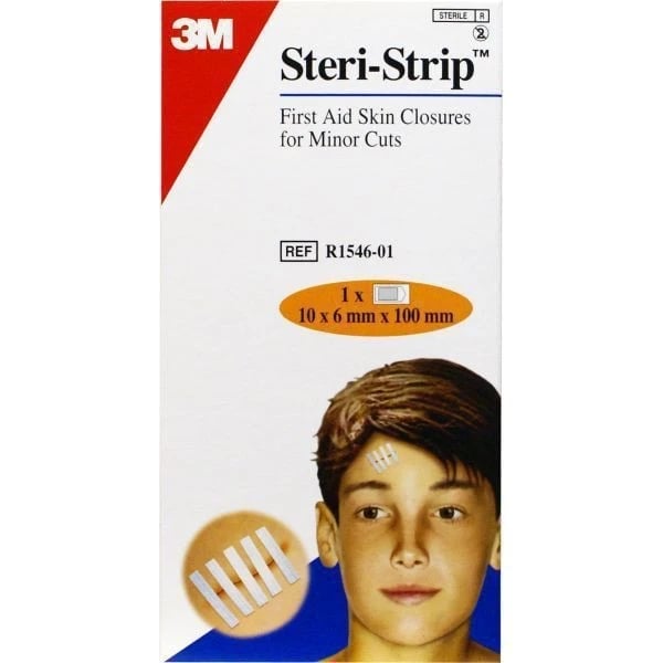 Steri Strip Fita Sutura 6x100 Mm X 10 sutura