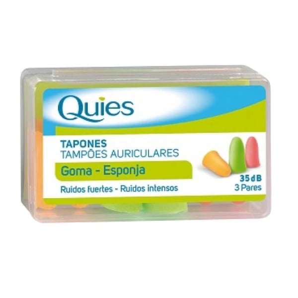 Quies Tampao Oto Espuma Multi X6