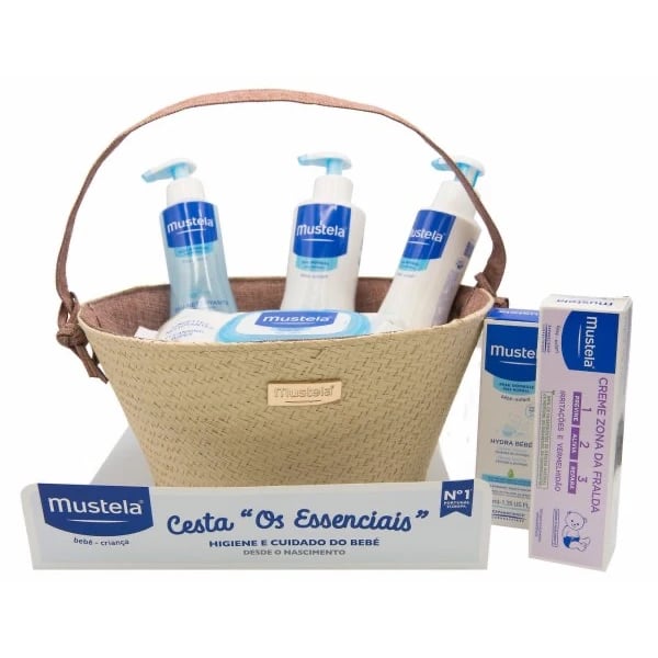 Mustela Bebe Kit Cesta Essenciais Rosa