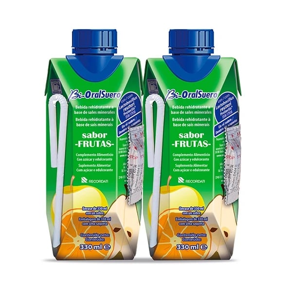 Bi-Oralsuero Frutas Sol Or 330Ml X2