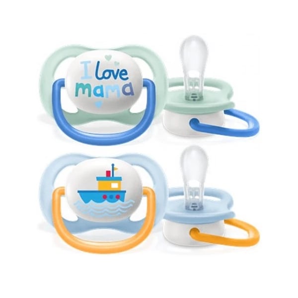 Philips Avent Ult Air Hap Chup 0-6M Boy X2