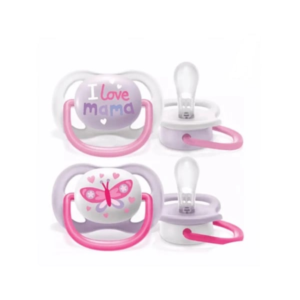 Philips Avent Ult Air Hap Chup 0-6M Girl X2