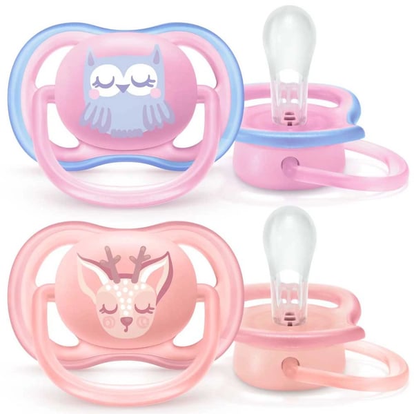 Philips Avent Ult Air Dec Chup 0-6M Girlx2