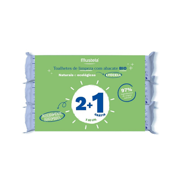 Mustela Toalhetes Limp Perfume X60 X3