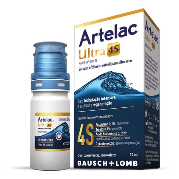 Artelac Ultra 4S Colírio Olho Seco 10ml,