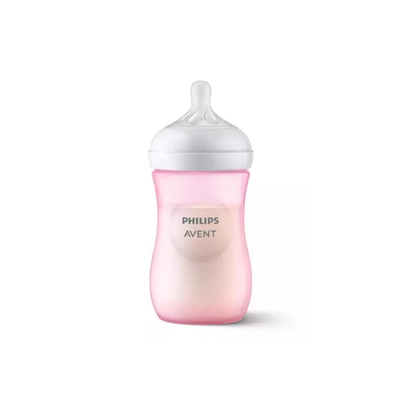 Philips Avent Bib Nat Resp 260ml Rosa,