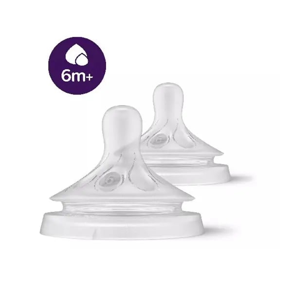 Philips Avent Tet Sil Nat Resp T6 6M+X2,