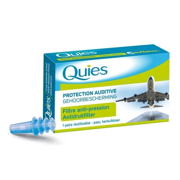 Quies Avião Tampão Auric Antipressão X2,
