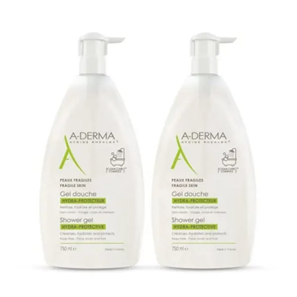 A-Derma Gel Duche Hidr 750mlX2 Dsc50%2U