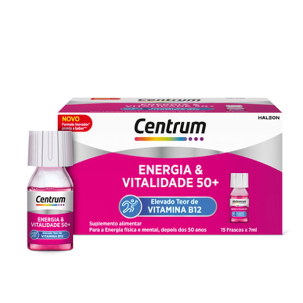 Centrum Energia Vitalidade 50+ 7ml X15,   pó sol oral frasco