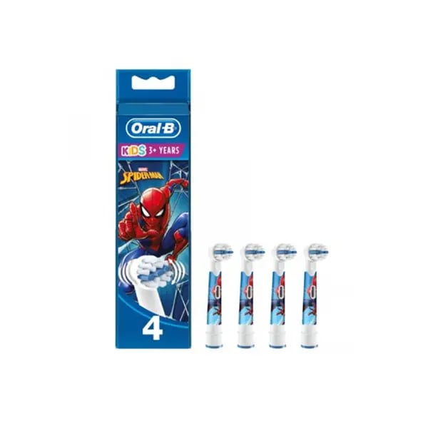 Oral B Kids Spiderman Recarga Esc El X4