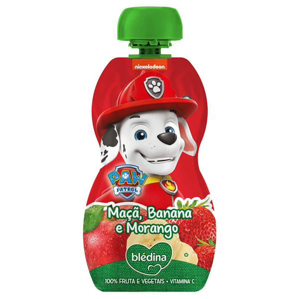 Bledina Patrulha Pata Maçã/Ban/Mor 100g