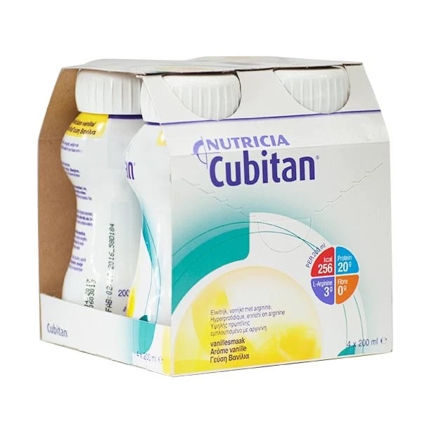 Cubitan Sol Baunilha Fr 200ml X 4 emul oral frasco
