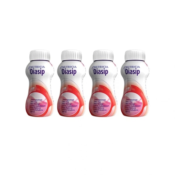 Diasip Sol Morango Fr 200 Ml X4 emul oral frasco