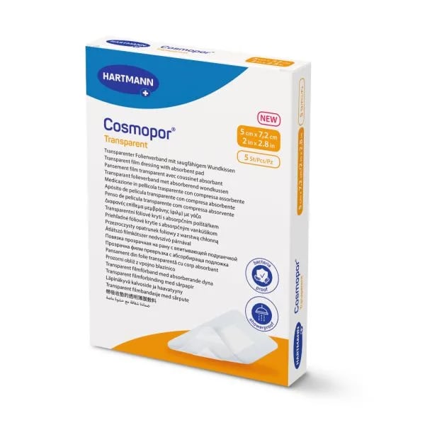 Cosmopor Transparent Penso 5Cmx7,2CmX5,
