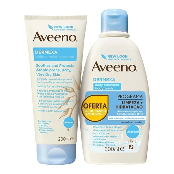 Aveeno Dermex Cr Emol200+Of Gel Banh300