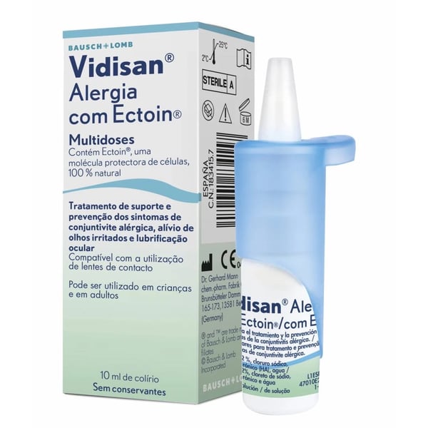 Vidisan Alergia Ectoin Colirio 10ml