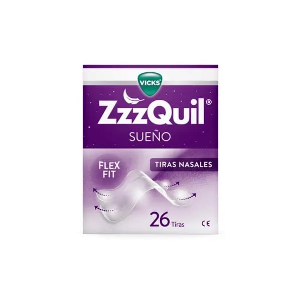 Zzzquil Sono Tiras Nasais X26,