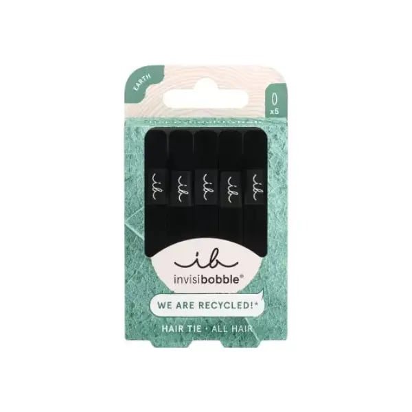 Invisibobble Ecotie Elas Cab Black X5