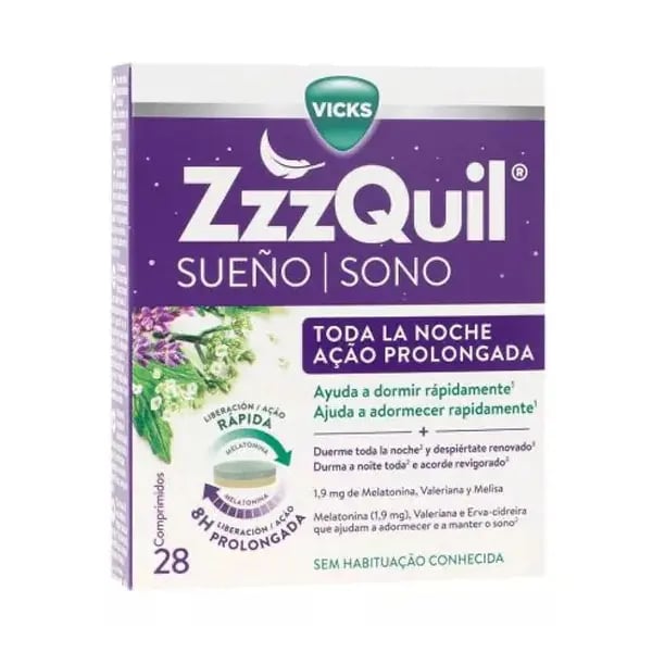 Zzzquil Sono Ação Prolongada Comp X28,   comp