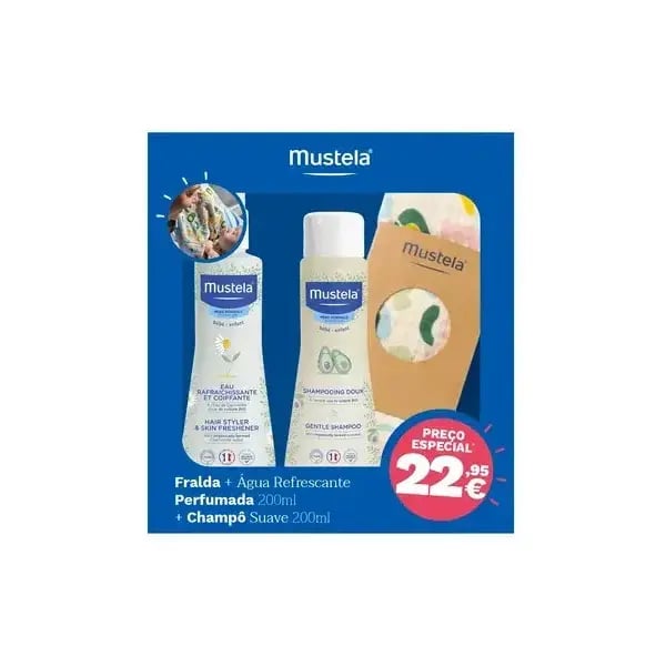 Mustela Kit Fralda Festa Bebé Pr Esp