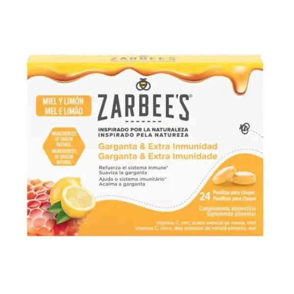 Zarbee's Garg&Extra Imun Mel/Lim PstX24,   pst