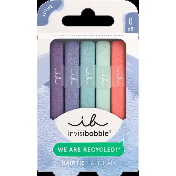 Invisibobble Ecotie Elas Cab Pastel X5,