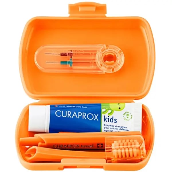 Curaprox Kids Kit Viagem Laranja