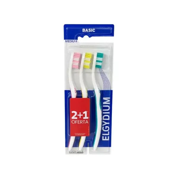 Elgydium Kit Esc Dent Basic Medium X2+1