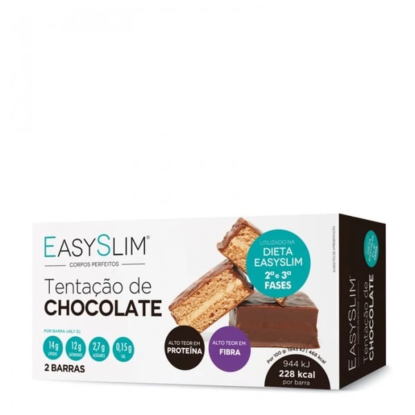 Easyslim Barras Tentacao Chocol 48,7 X 2